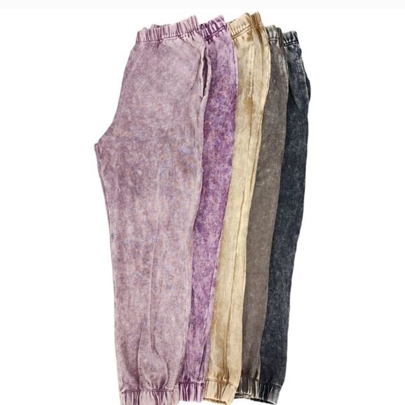 NWT Zenana Acid Wash Jogger - Picture 5 of 6